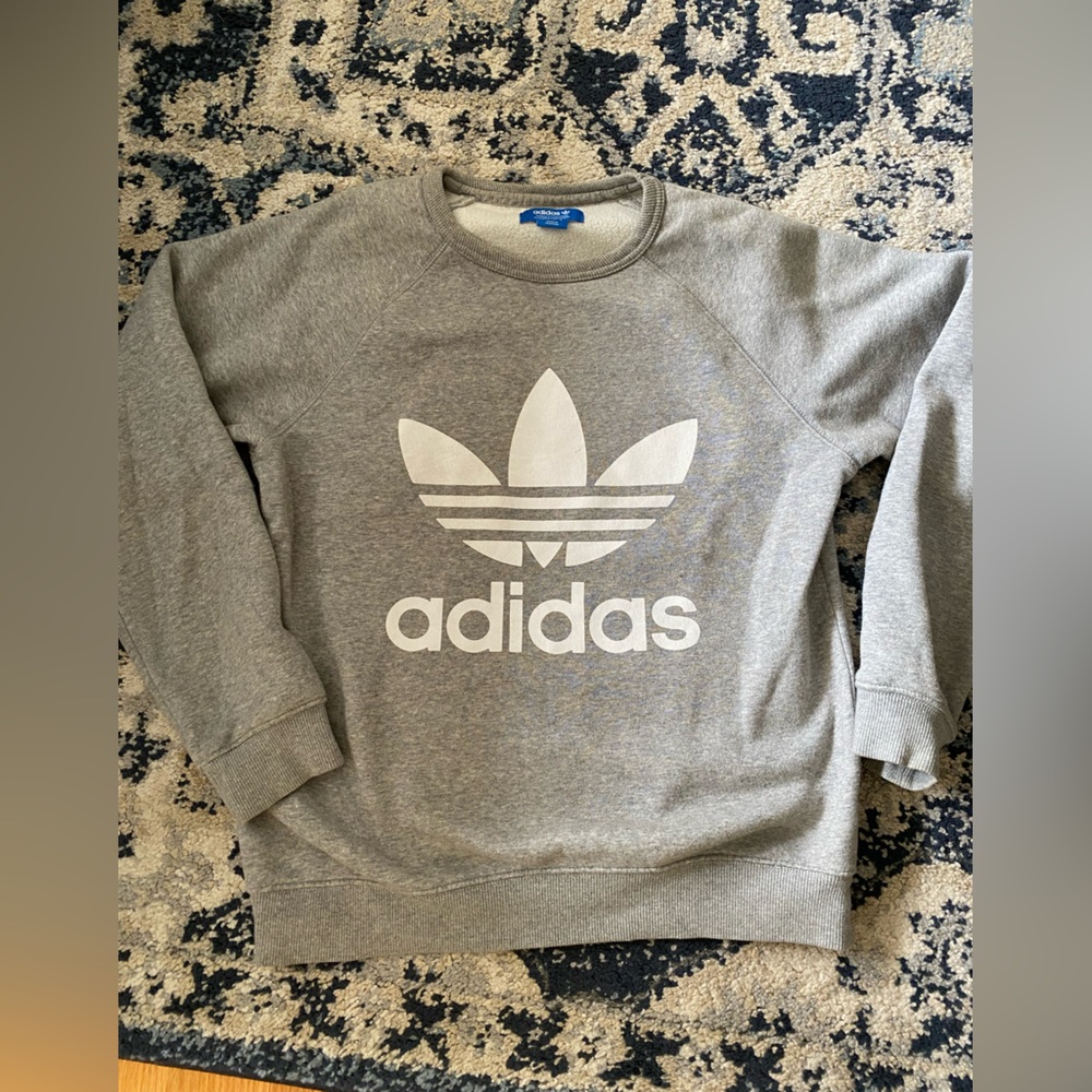 Grey adidas sweatshirt